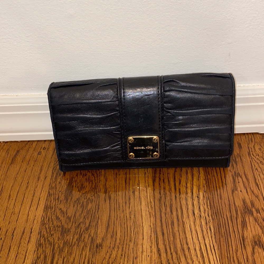 Michael Kors Black Leather Wallet